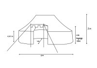 Lagerzelt 120 - 4 x 6