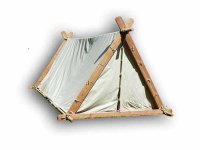 Vinkings Tent - natural, Size: 220x350x200 cm
