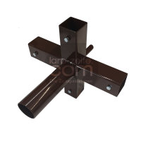 Cross connector 54x54mm / Ã˜  55mm with mandrel
