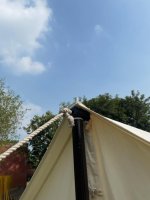 Wall Tent, Hauszelt natur 3.00 x 3.50 Meter