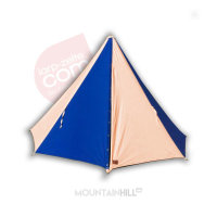 One-Pole-Tent Maximus Ã˜  3,50 m - blue-apricot