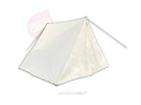Wedge Tent big 3 x 2.50, natural - PolyCotton
