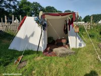 Traders Tent 3x6, natural natural, Cotton